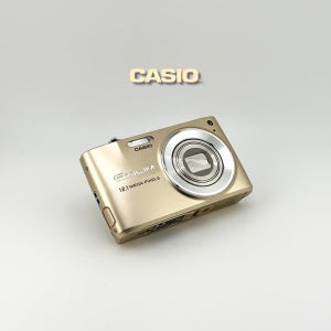 카시오 CASIO 엑슬림 EX-Z400 골드 수채화 감성 레트로 디지털 카메라