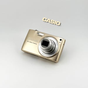카시오 CASIO 엑슬림 EX-Z400 골드 수채화 감성 레트로 디지털 카메라