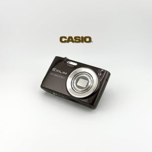카시오 CASIO 엑슬림 EX-Z400 브라운 수채화 감성 레트로 디지털 카메라
