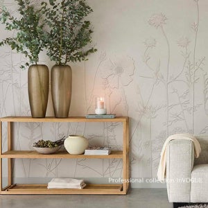 실루엣플루 뮤럴 수입벽지 낭만적인 인테리어