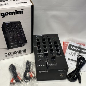 Gemini 제미니 DJ 미니 믹서 Bluetooth 게인 EQ 2ch MXR-01BT