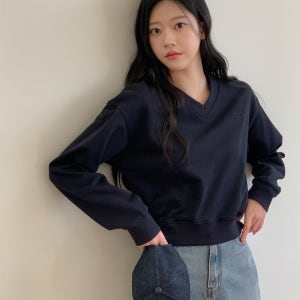 여성 맨투맨 긴팔티 빅사이즈 가을 크롭 데일리템 4컬러 44-77