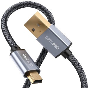옵토프로 USB 2.0 미니5핀 외장하드 카메라 하이패스 케이블 0.3m