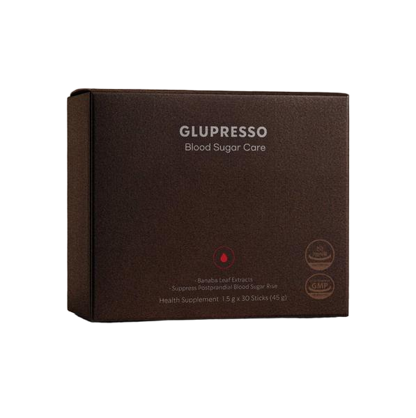 <b>글루</b>프레소 혈당<b>케어</b> 커피 2박스 바나바잎 혈당 건강에좋은 음식 코로솔산