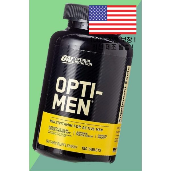 <b>옵티멈뉴트리션</b> 옵티맨 서플리먼트 150정 Optimum Nutrition Opti Men Supplement 150ct 3862435