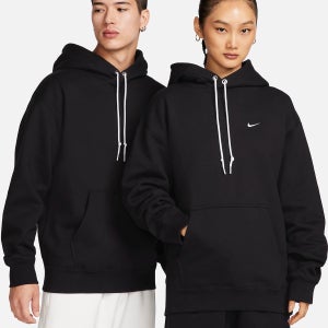 국내매장판 나이키 후드티 솔로 스우시 플리스 후디 맨투맨 블랙 DX1356-010