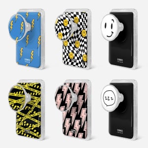 쏭스 맥세이프 카드지갑 그립 톡홀더 3카드팩 에폭시 플레이무드 시리즈 6종 01 썬더업 G025