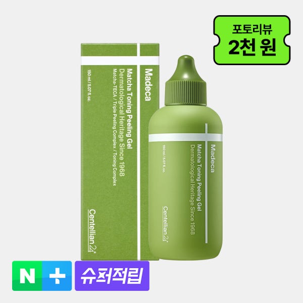 [슈퍼적립] 동국제약 센텔리안24 마데카 말차 토닝 필링 젤 150ml 1개 / 얼굴 각질제거제 페이스 스크럽