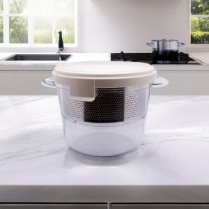 만능 대용량 물짜고 야채탈수기 2.5L 나물 음식 짤순이