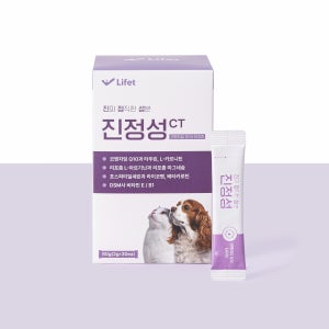 진정성 심장 영양제 강아지 고양이 코엔자임Q10 타우린 심혈관 기침 30포, 1개