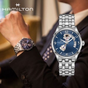 HAMILTON 해밀턴 재즈마스터 오픈하트 오토매틱 청판 남자시계