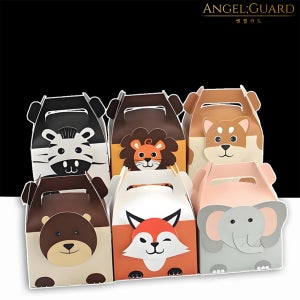 애니멀 선물상자 종이 포장박스 선물박스 리본 구디백 답례품 미니 손잡이 가방