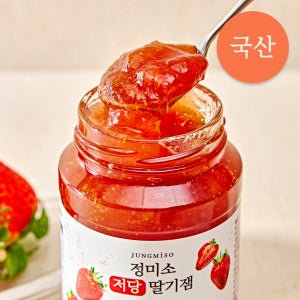 정미소 저당 저칼로리 국산 딸기잼 320g, 1개