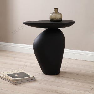 조약돌 협탁 쇼파 사이드테이블 거실 침실 코너 탁상 선반 비정형 스톤탁자 50x32x50