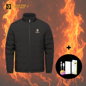 블랙야크 S-네오발열자켓 겨울 점퍼 보온 방한 동계 야외 패딩 추동복 근무복 보조배터리선택