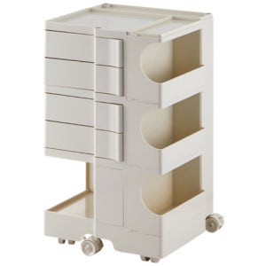 플루스 예쁜 사각 트롤리 거실 회전서랍트롤리