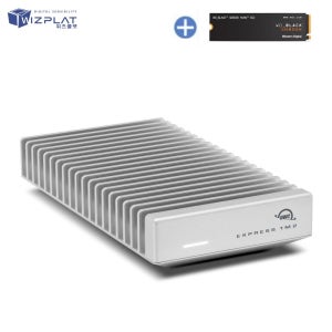 OWC Express 1M2 80G 썬더볼트5 NVMe M.2 외장SSD 외장하드 8TB