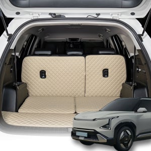 카새로이 기아 EV5 오염방지 가죽 퀄팅 오염방지 차박 트렁크 등받이 매트