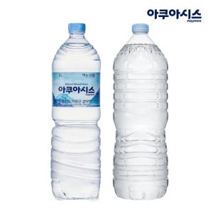 (유/무라벨 랜덤 발송) 아쿠아시스 생수 2L, 18개