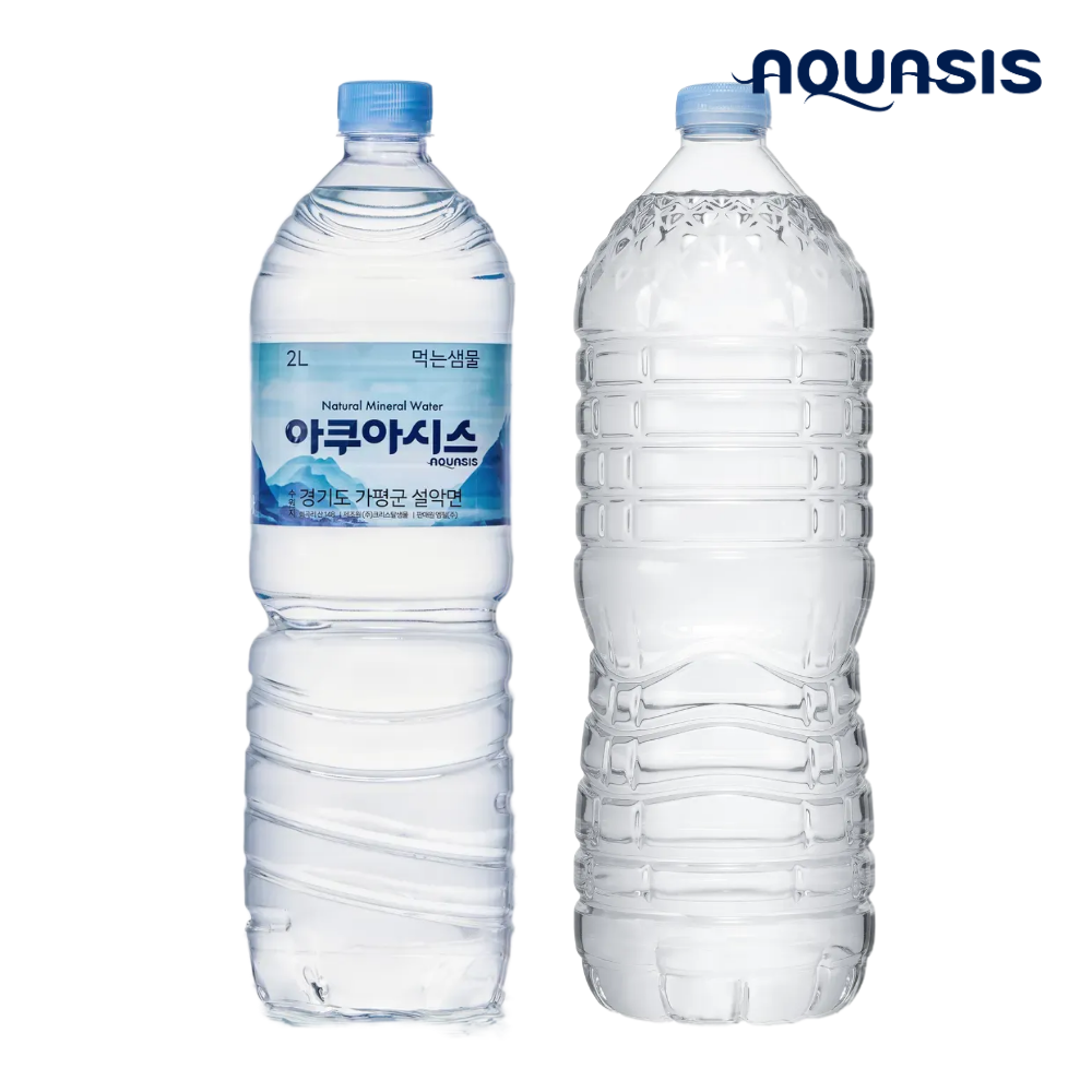 (유/무라벨 랜덤 발송) 아쿠아시스 생수 2L, 24개