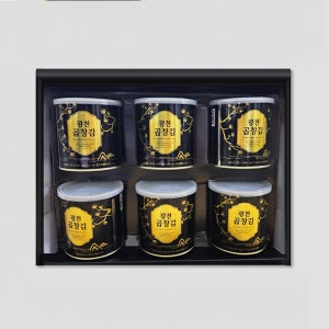 광천 곱창김 선물세트 30g 6캔 곱창김선물