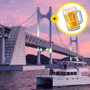 광안리요트투어 해운대 무제한 생맥주 어묵 제공 야경 불꽃놀이 폭죽파티 일몰 선셋 보트앤