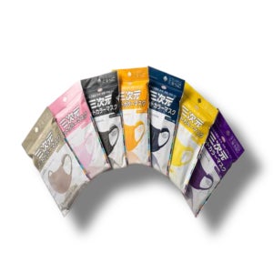 [한국코와 본사몰] 삼차원 코와 매트컬러 마스크 5매 귀 안아픈 덴탈 김서림 방지 마스크