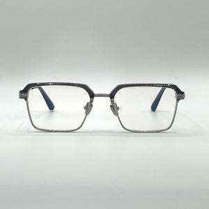 오드아이웨어 라이언 C2 그레이&실버 스퀘어형 티타늄 하금테 안경