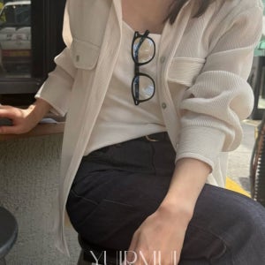 bronze 브론즈 로먼 주름 플리츠 포켓 셔츠 블라우스 3color