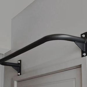 벽걸이 철봉 벽부착 풀업바 검정 벽고정 문틀철봉 실내 풀업