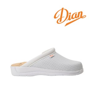 디안 피사_화이트_병원, 의사신발, 사무실 연구실 실내화_초극세사 갑피 및 안감, 통풍 원활, 아치형 인솔, 항균인증, 스페인제품