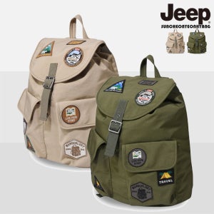 지프백팩 와펜 러기지 플랩 백팩 남성 여성 가방