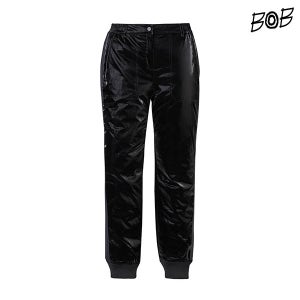 BOB 비오비 글로시 여성 겨울 패딩 조거팬츠 허리밴딩 여자 골프바지 웨어