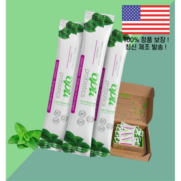 오푸 프로바이오틱스 유산균 민트 인스턴트 디졸브 50억 CFU 1개월분 Opu Probiotics Mint Instant Dissolve 5 Billion One Month Sup