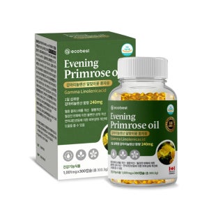 에코베스트 감마리놀렌산 달맞이꽃종자유 1001mg 300캡슐, 2개