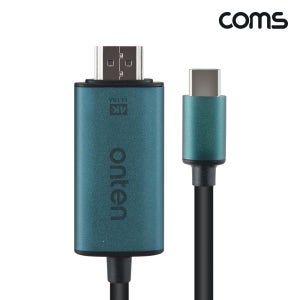 coms FW157 C to HDMI 미러링 컨버터 케이블 1.8m 4K2K 30Hz