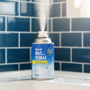[팅커벨] 원터치 바스프레시 살균탈취제 화장실 곰팡이 암모니아 냄새 실내 탈취제
