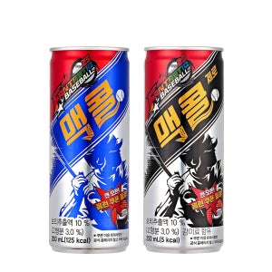 [판타스틱베이스볼] 일화 맥콜 + 맥콜 제로 250ml X 각 30캔 (총 60캔)
