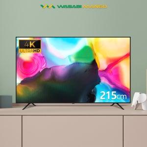 무이자36개월 혜택 와사비망고 4K LED UHDTV Max HDR 215cm(85인치), UHD, 벽걸이