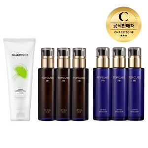 참존 탑클래스 7세대 기초세트 7종(스킨3+에멀전3+징코클렌징폼)+쇼핑백