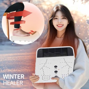윈터힐러 발난로 전기 히터 미니 난방기 소형 사무용 접이식 다중히팅 PTC 그래핀 사무실