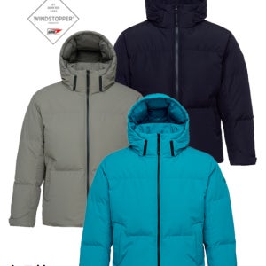 블랙야크 남자 후드 미들다운 구스 베이직 윈드스토퍼 방풍 남성 퀼팅 WSP 다운자켓