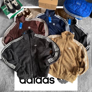 국내매장품 남녀공용 아디다스 오리지널 클래식 파이어버드 부클 뽀글이 트랙탑 저지 자켓