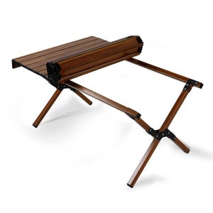 캠핑 롤테이블 접이식테이블 휴대용 알루미늄 테이블 최대 120cm 아웃도어 런웨이브