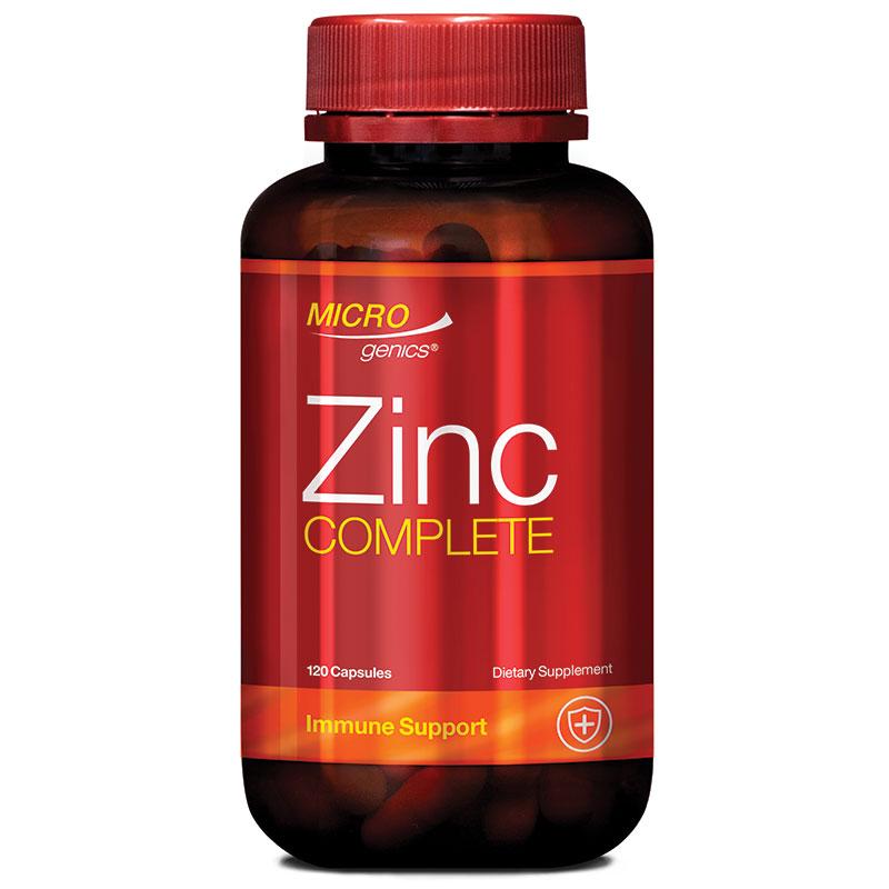 <b>마이크로제닉스 아연</b> 징크 컴플리트 120캡슐 (호주) Microgenics Zinc Complete