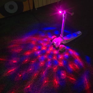 앙팡케어 킥보드 자전거 프리즘 무드등 라이트 무지개등 오로라등 전조등