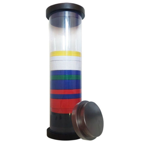 멋진 태권도 벨트 보관함 주짓수 합기도 전시 정리통 제외