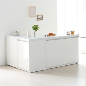 Puzzle 퍼즐 확장형 아일랜드 수납장 정리함 보관함 조리대 베이킹 작업대 테이블 식탁