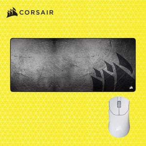 커세어 세이버 v2 PRO 초경량 게이밍마우스 화이트 + MM350 PRO EXTEND