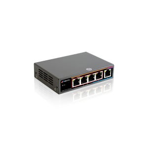 NEXT POE6005F 5포트 PoE 65W 기가비트 스위칭허브 팬리스 CCTV IP